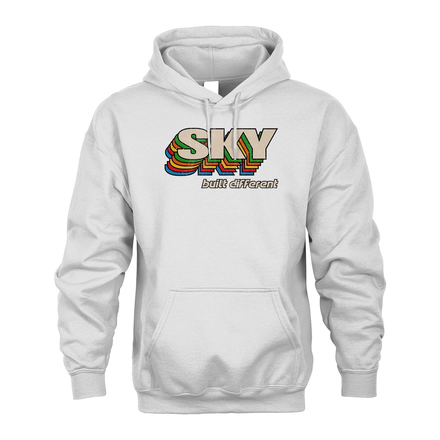 Your Name Built Different Retro Shirt SKY M1-26