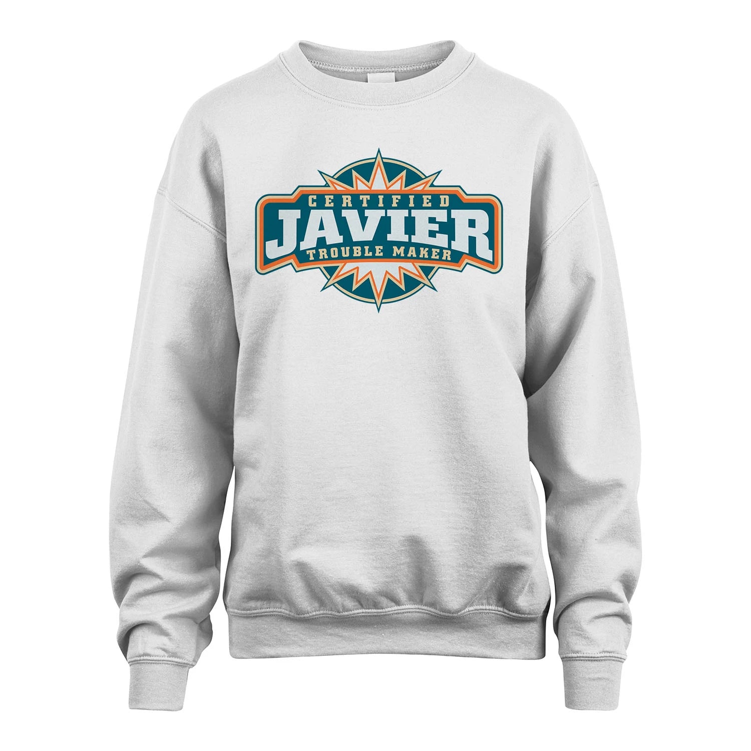 Certified Your Name Trouble Maker Shirt JAVIER M1-36