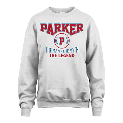 The Man The Myth The Legend Jet Style Shirt PARKER M1-9