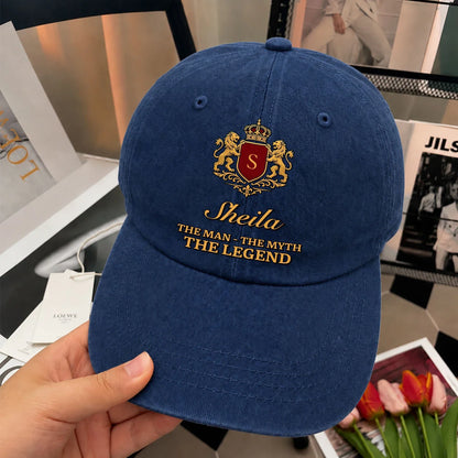 The Man The Myth The Legend Royal Blue Cap SHEILA 13K1 C49PF