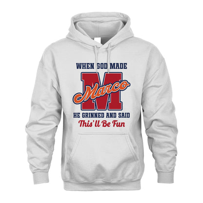 God Made Your Name Custom Shirt MARCO M1-16