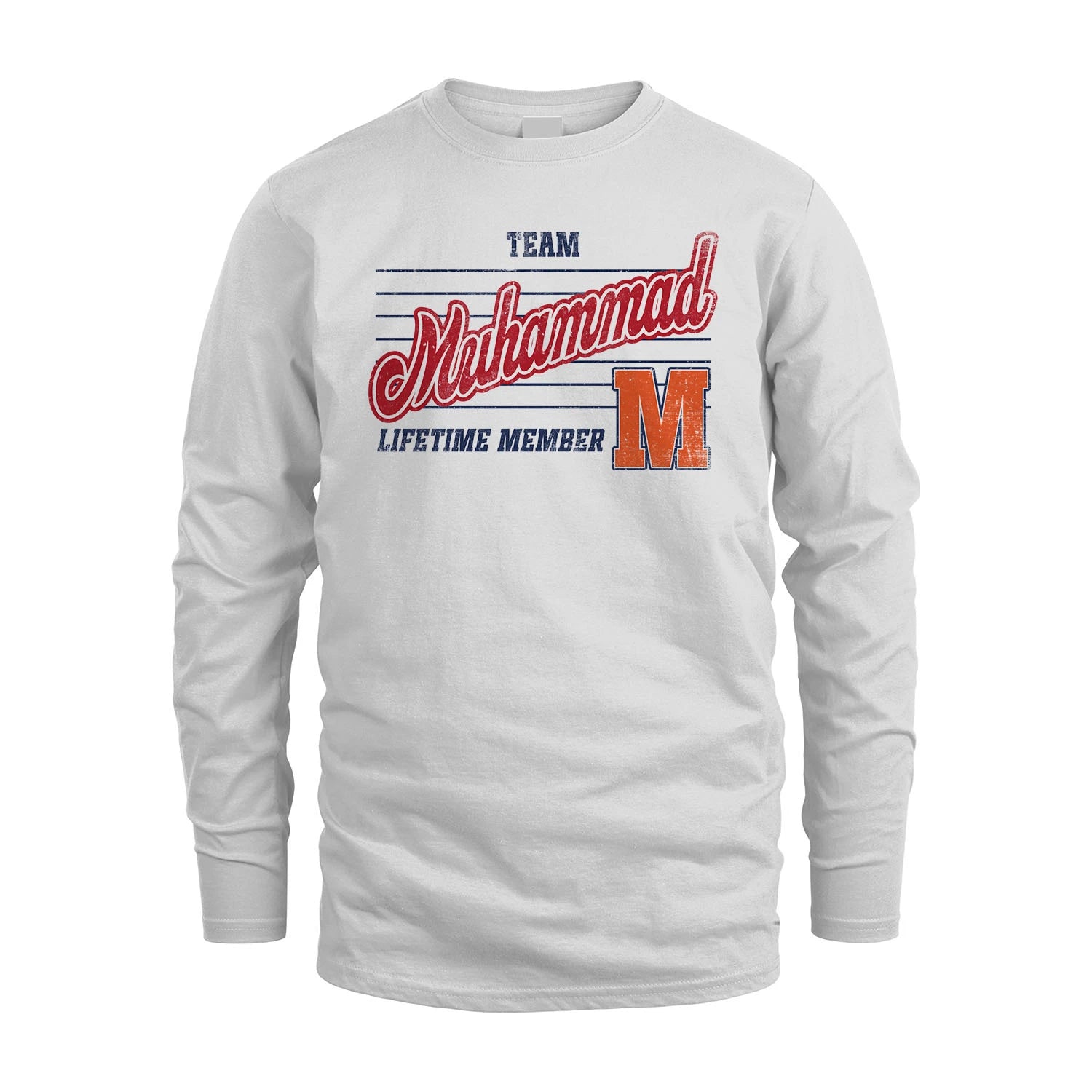 Team Your Name Lifetime Member Vintage Shirt MUHAMMAD M1-24