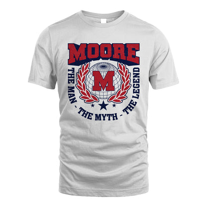 The Man The Myth The Legend Logo Shirt MOORE M1-30