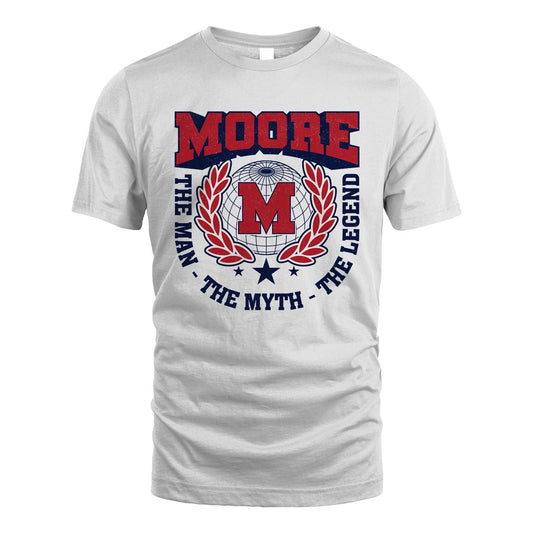 The Man The Myth The Legend Logo Shirt MOORE M1-30