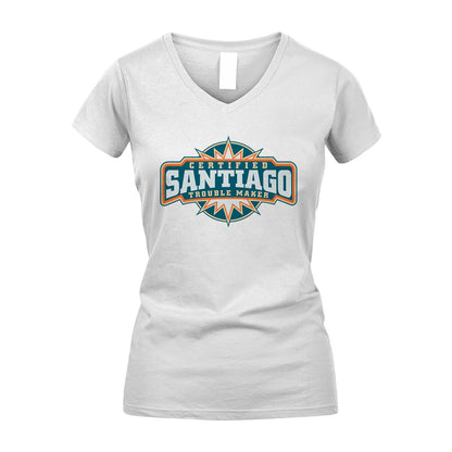 Certified Your Name Trouble Maker Shirt SANTIAGO M1-36