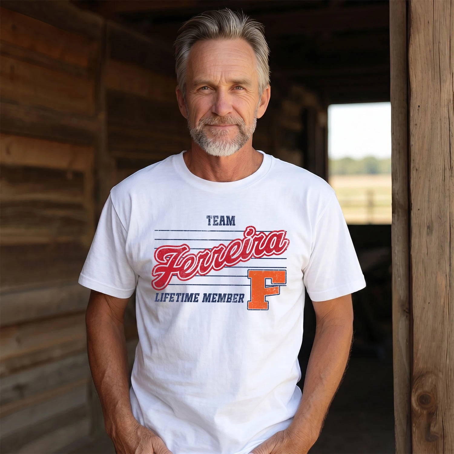 Team Your Name Lifetime Member Vintage Shirt FERREIRA M1-24