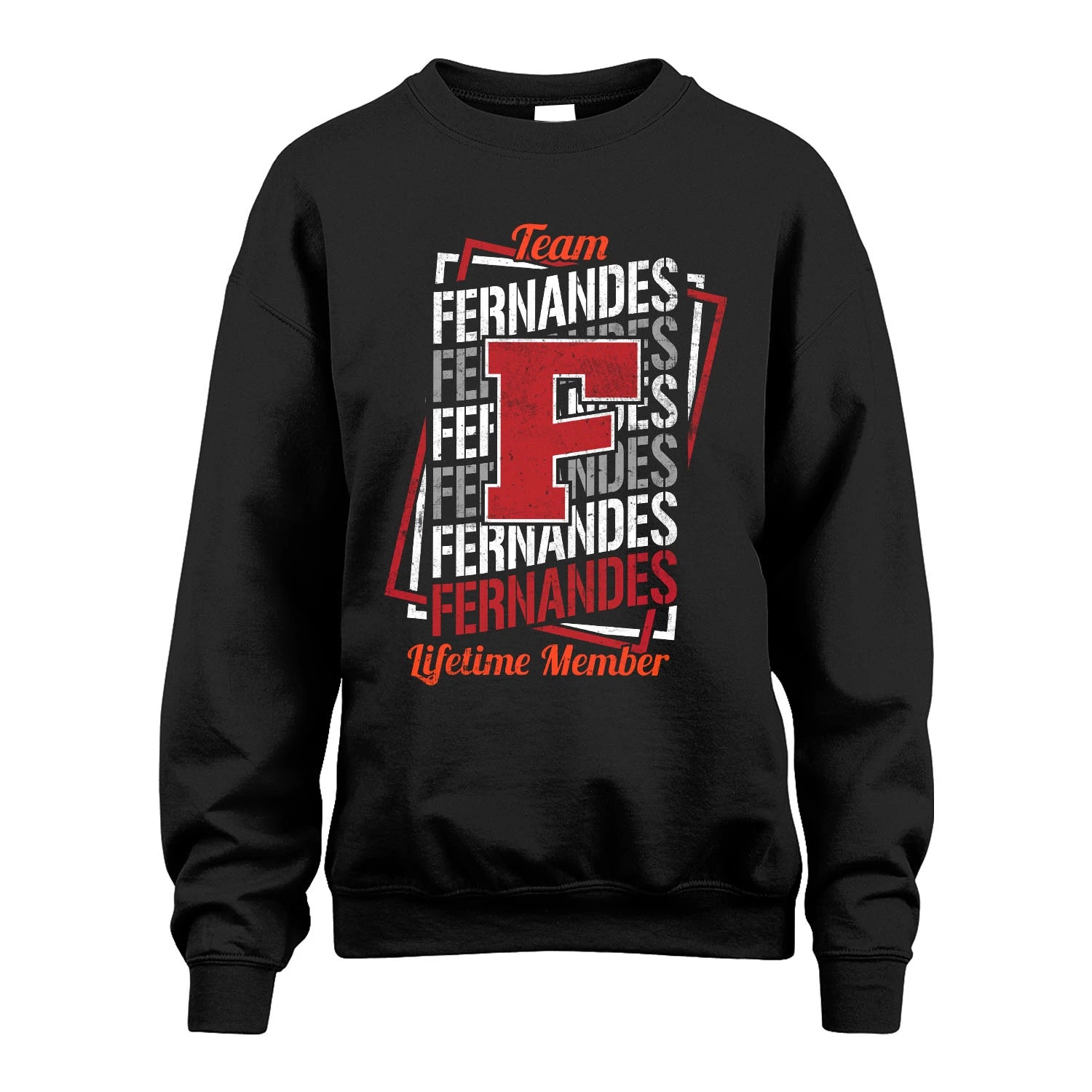 Team Your Name Lifetime Member Sporty Shirt FERNANDES M1-25