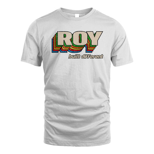 Your Name Built Different Retro Shirt ROY M1-26