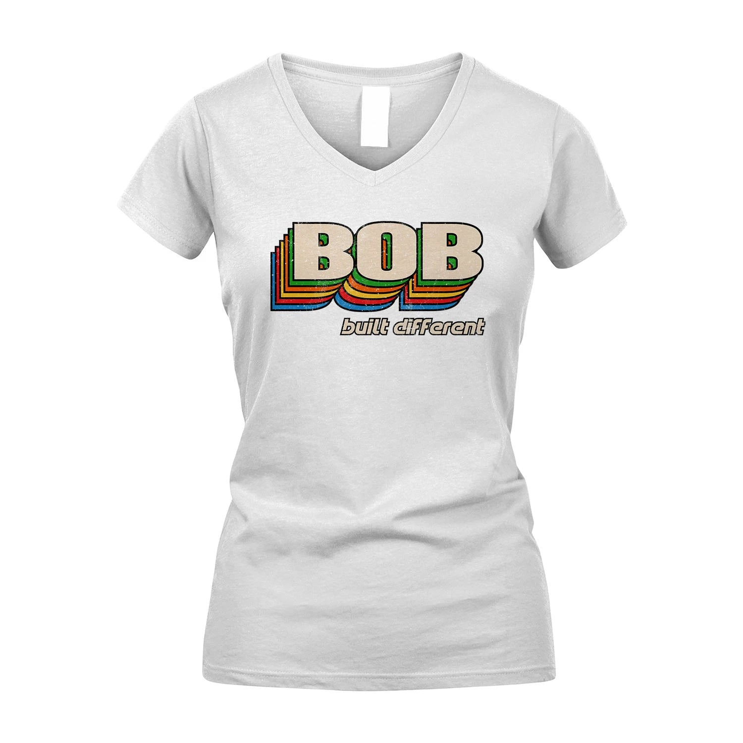 Your Name Built Different Retro Shirt BOB M1-26