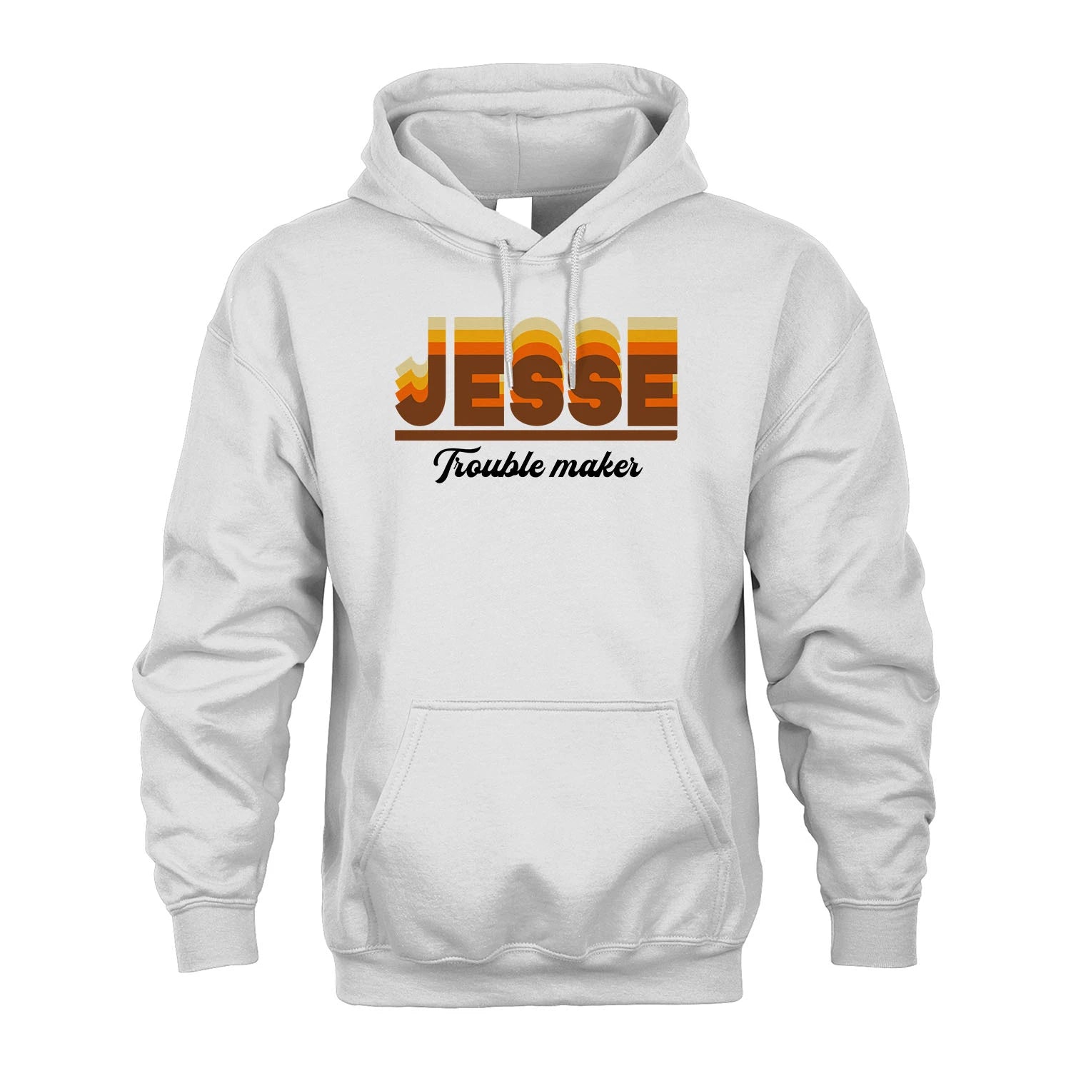 Your Name Trouble Maker Funny Shirt JESSE M1-34