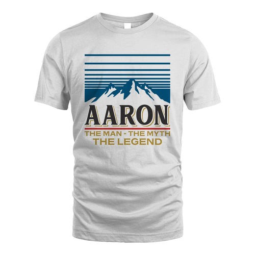 The Man The Myth The Legend Vintage Mountain Shirt AARON M1-19