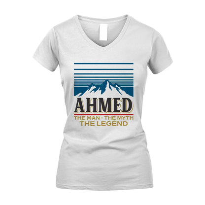 The Man The Myth The Legend Vintage Mountain Shirt AHMED M1-19