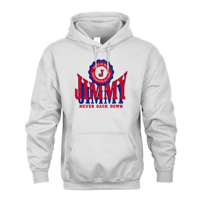 Your Name Never Back Down Shirt JIMMY M1-33