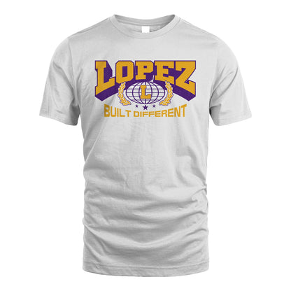 Your Name Built Different Sporty Shirt LOPEZ M1-32