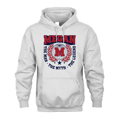 The Man The Myth The Legend Logo Shirt MEGAN M1-30