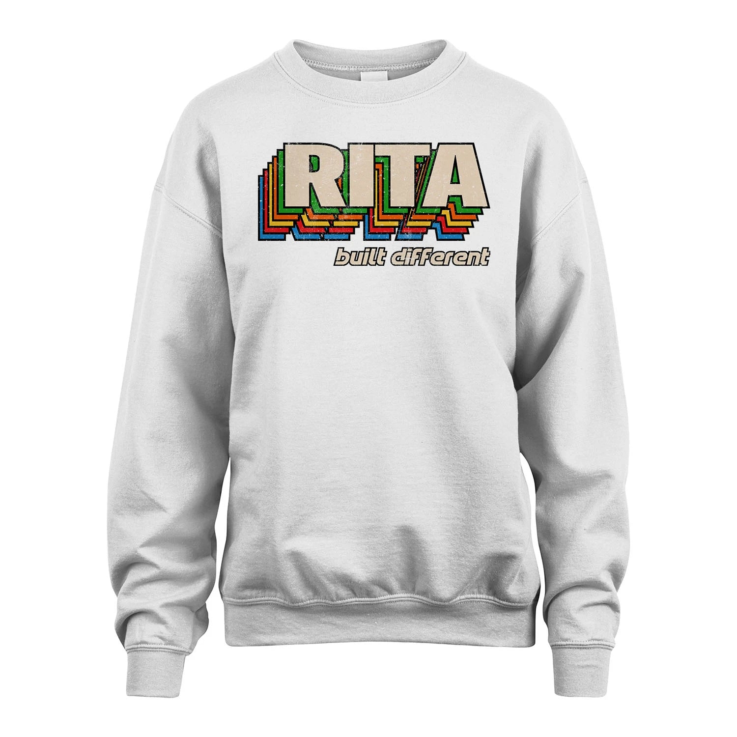 Your Name Built Different Retro Shirt RITA M1-26