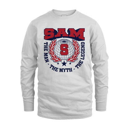 The Man The Myth The Legend Logo Shirt SAM M1-30