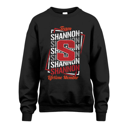 Team Your Name Lifetime Member Sporty Shirt SHANNON M1-25