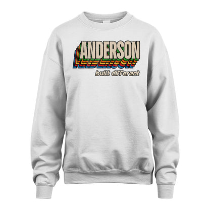 Your Name Built Different Retro Shirt ANDERSON M1-26