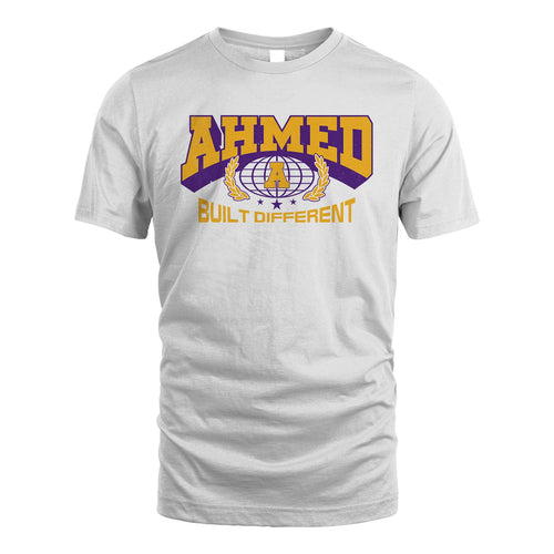 Your Name Built Different Sporty Shirt AHMED M1-32