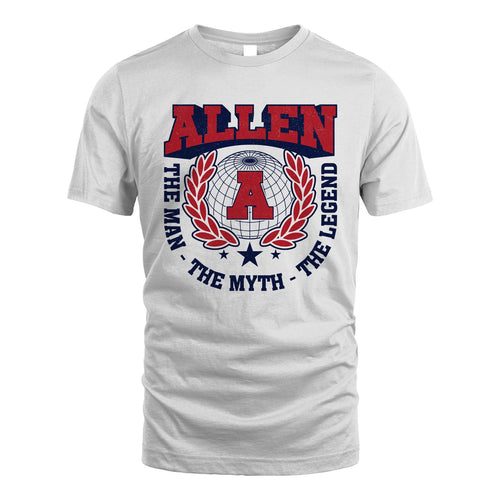 The Man The Myth The Legend Logo Shirt ALLEN M1-30