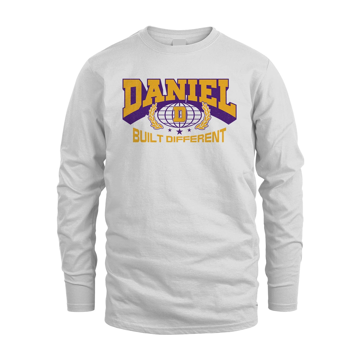 Your Name Built Different Sporty Shirt DANIEL M1-32