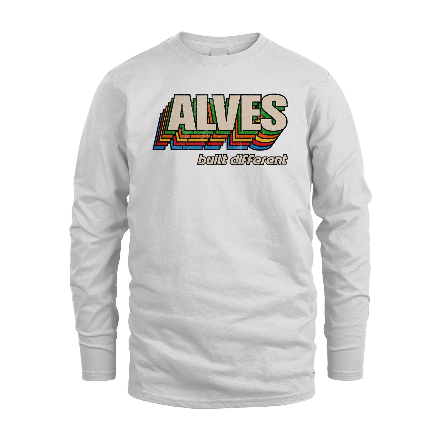 Your Name Built Different Retro Shirt ALVES M1-26