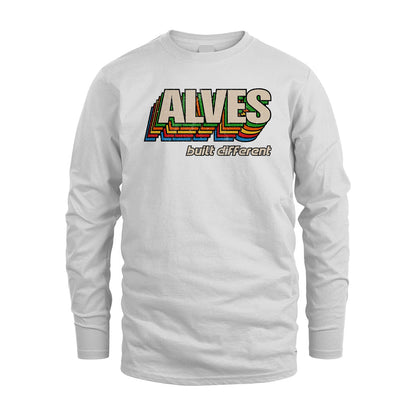 Your Name Built Different Retro Shirt ALVES M1-26