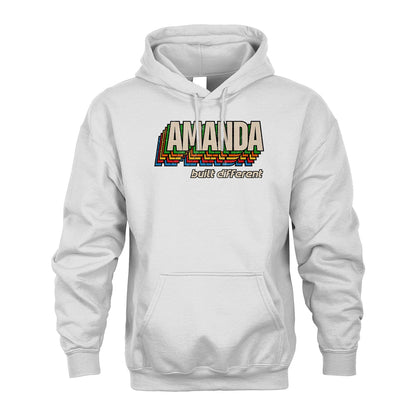 Your Name Built Different Retro Shirt AMANDA M1-26