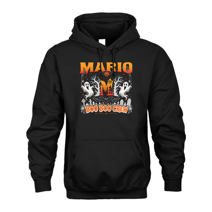 Boo Boo Crew Halloween Custom Name Shirt MARIO M1-28