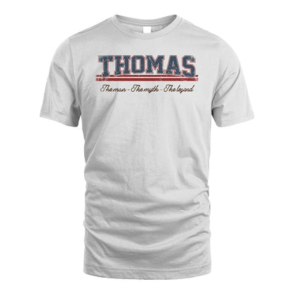 The Man The Myth The Legend Vintage Shirt THOMAS M1-6