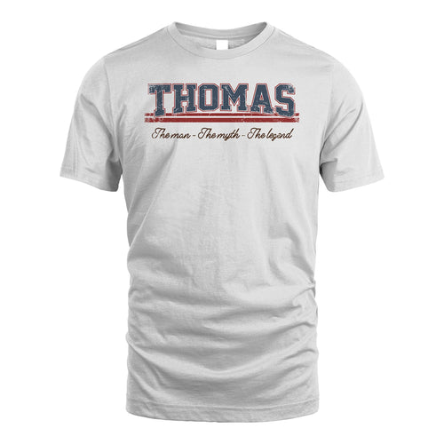 The Man The Myth The Legend Vintage Shirt THOMAS M1-6
