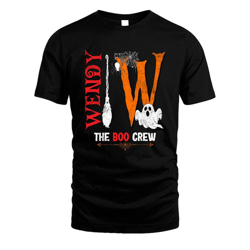 The Boo Crew Halloween With Your Name Shirt WENDY M1-23