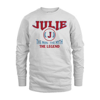 The Man The Myth The Legend Jet Style Shirt JULIE M1-9