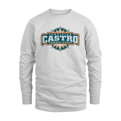 Certified Your Name Trouble Maker Shirt CASTRO M1-36