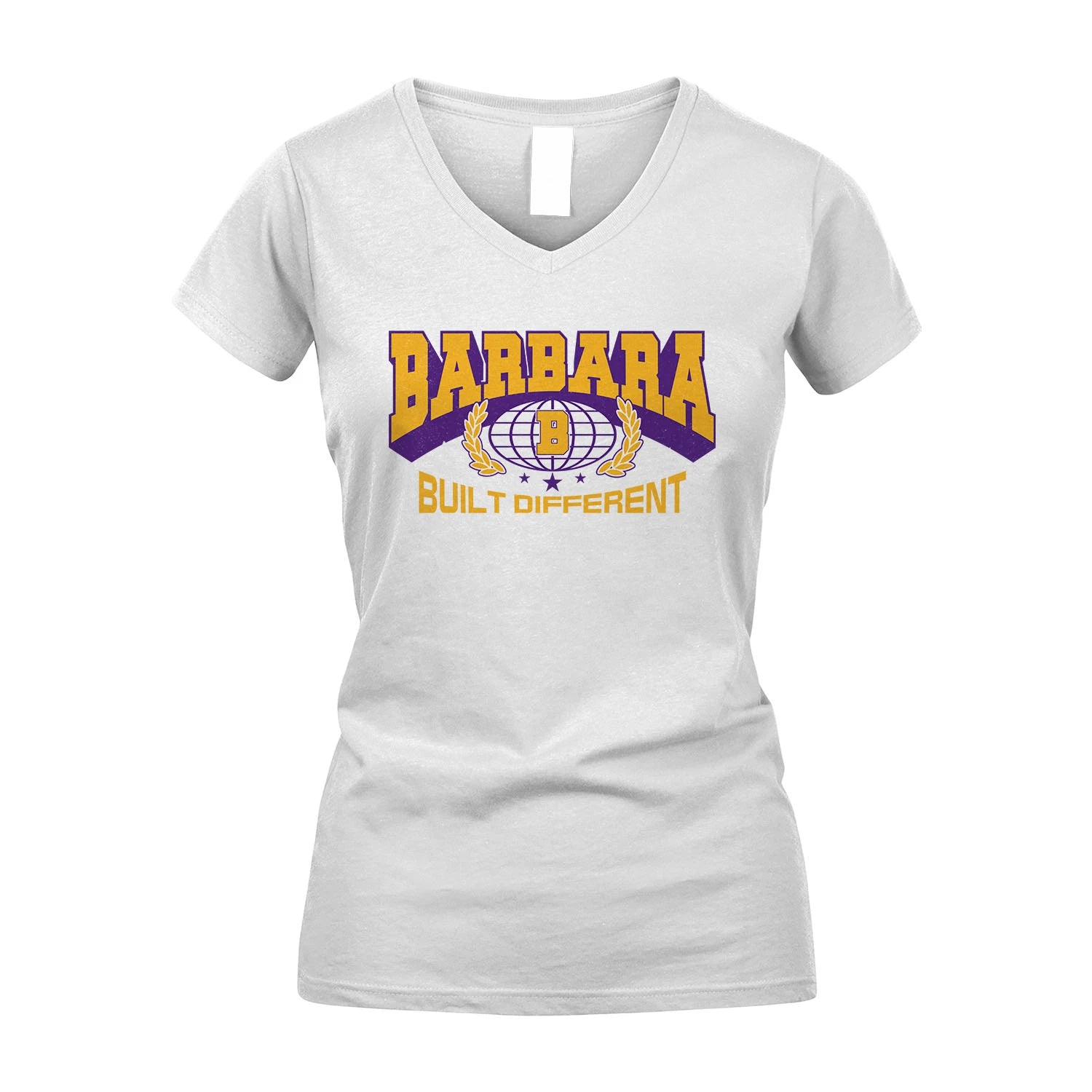 Your Name Built Different Sporty Shirt BARBARA M1-32