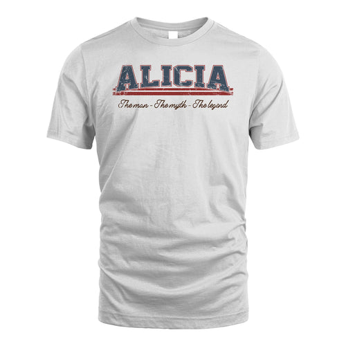 The Man The Myth The Legend Vintage Shirt ALICIA M1-6