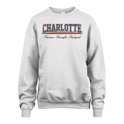The Man The Myth The Legend Vintage Shirt CHARLOTTE M1-6
