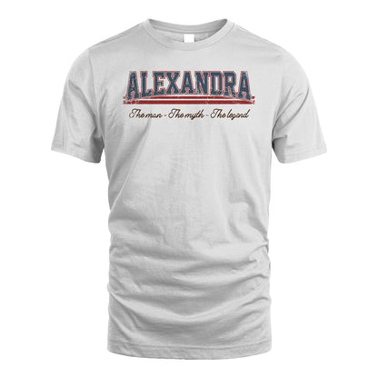 The Man The Myth The Legend Vintage Shirt ALEXANDRA M1-6