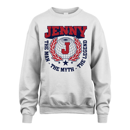 The Man The Myth The Legend Logo Shirt JENNY M1-30