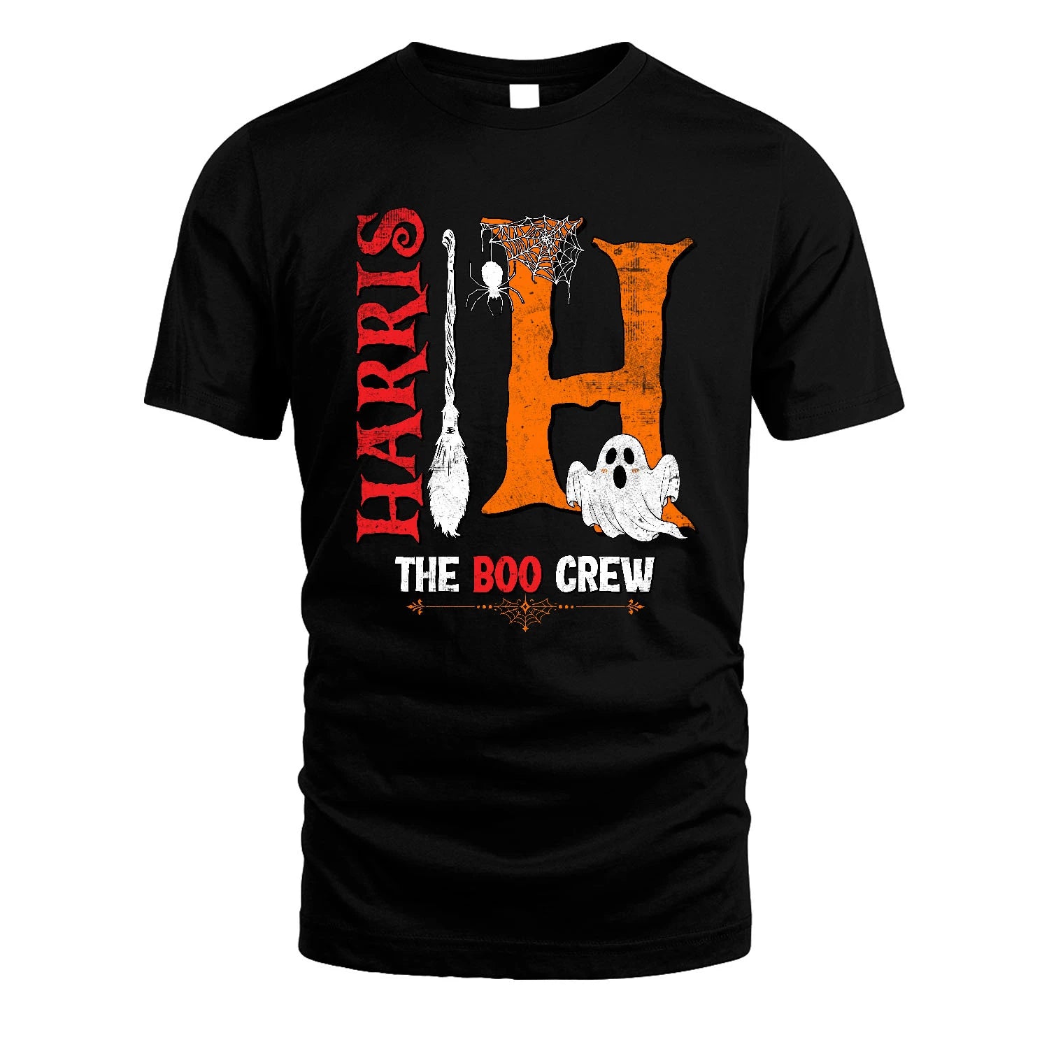 The Boo Crew Halloween With Your Name Shirt HARRIS M1-23