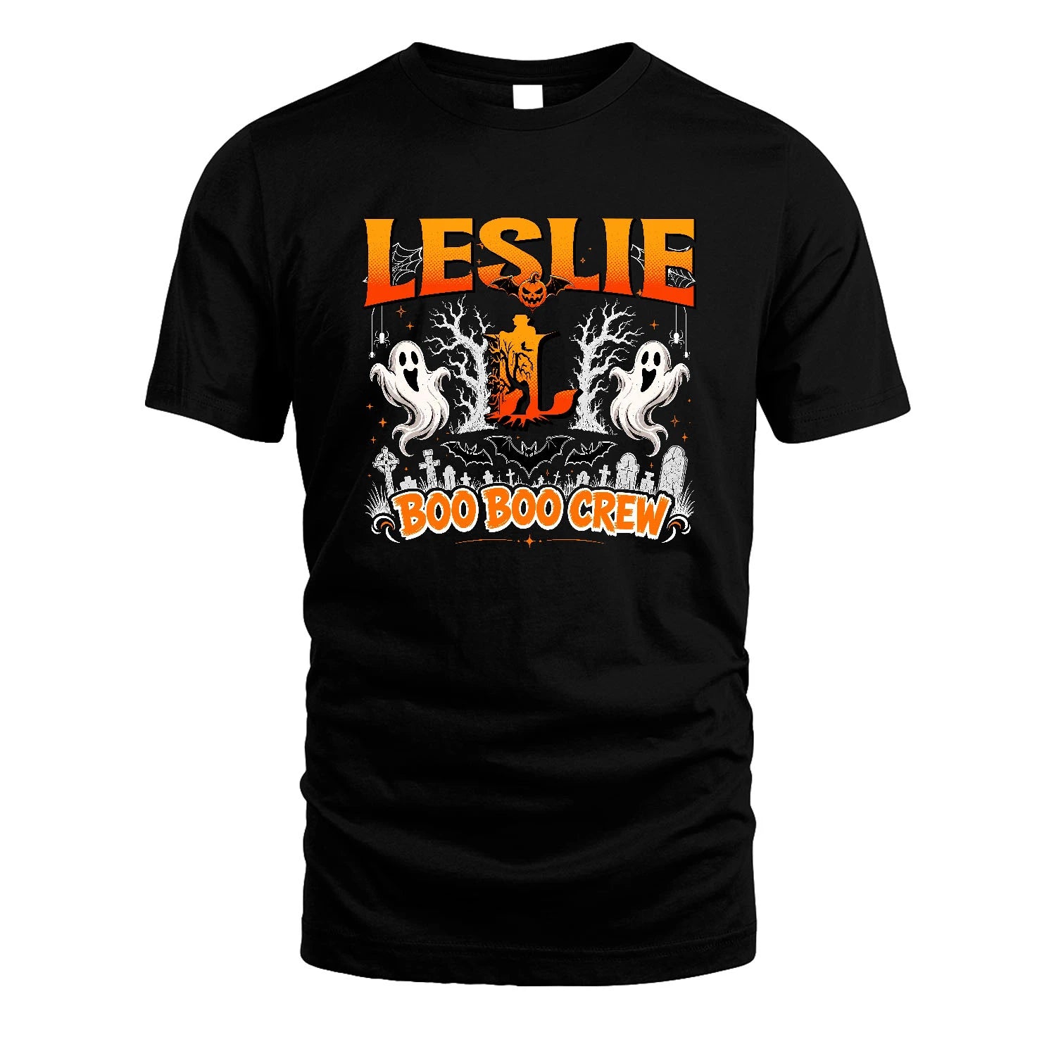 Boo Boo Crew Halloween Custom Name Shirt LESLIE M1-28
