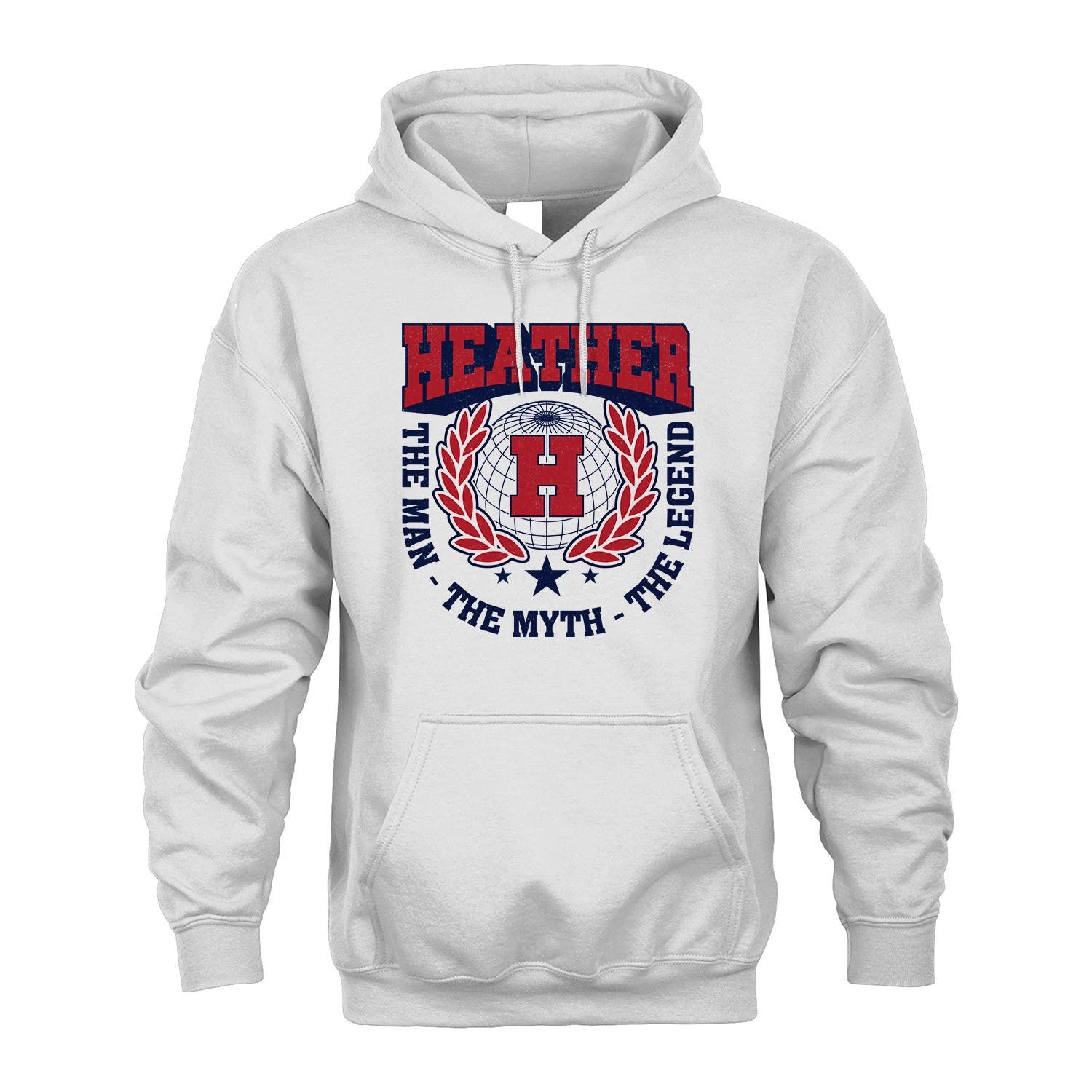 The Man The Myth The Legend Logo Shirt HEATHER M1-30