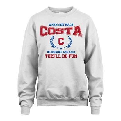 When God Made He Grinned And Said This'll Be Fun Shirt COSTA M1-12