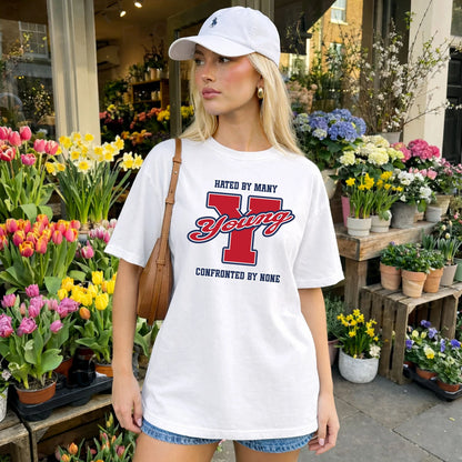 Hated By Many Confronted By None Personalized Name Shirt YOUNG M1-8
