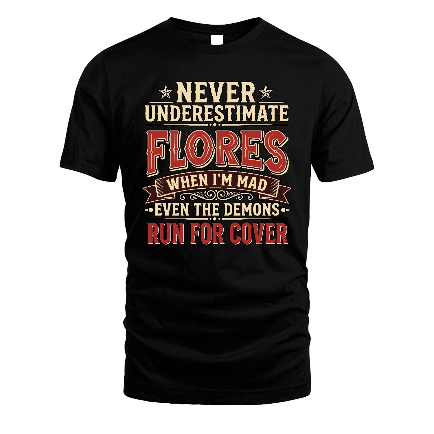 Never Underestimate When I'm Mad Shirt FLORES M1-4