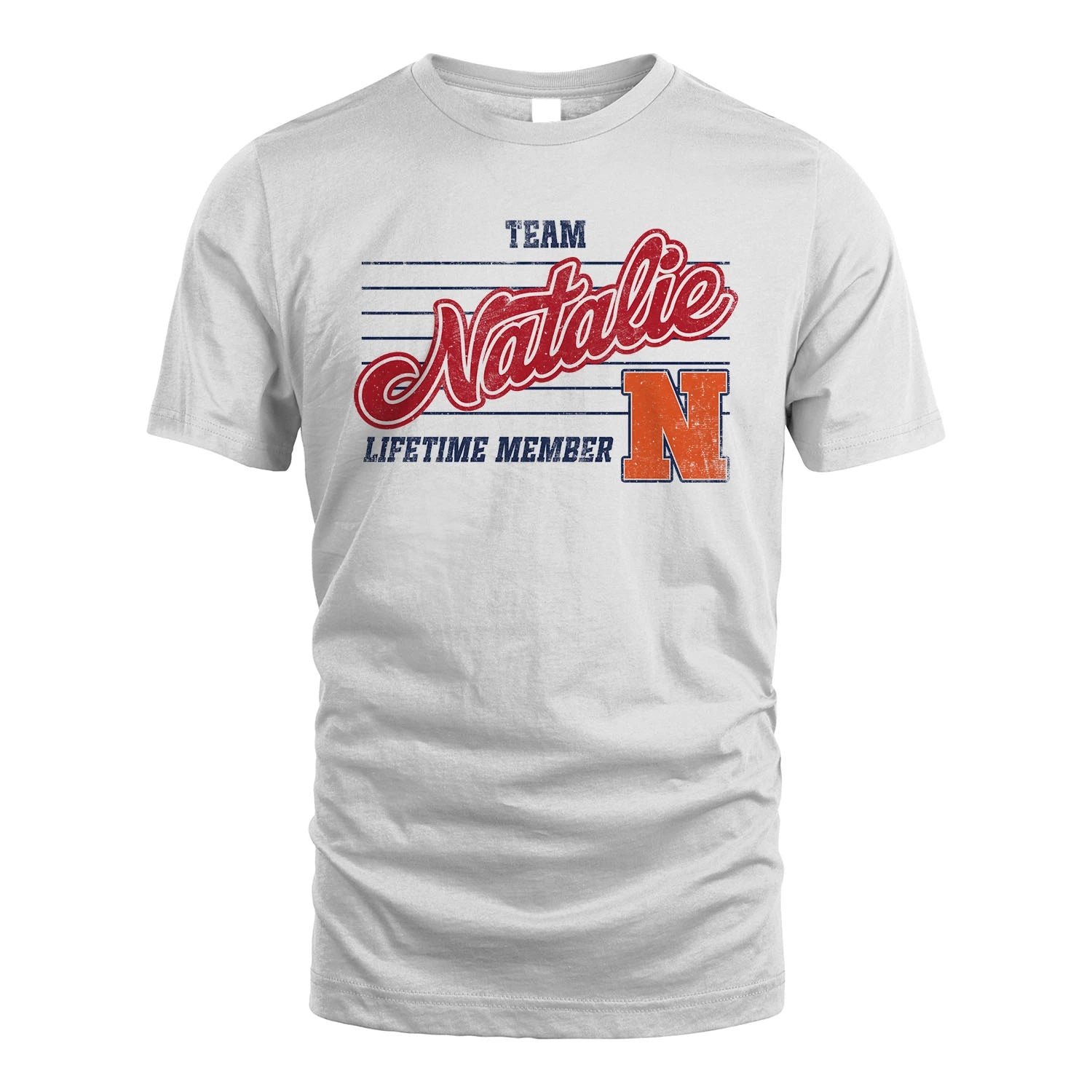 Team Your Name Lifetime Member Vintage Shirt NATALIE M1-24