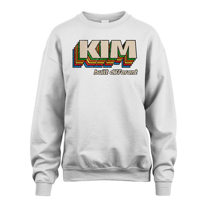Your Name Built Different Retro Shirt KIM M1-26
