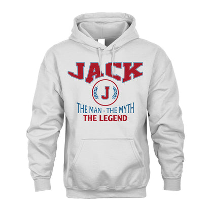 The Man The Myth The Legend Jet Style Shirt JACK M1-9