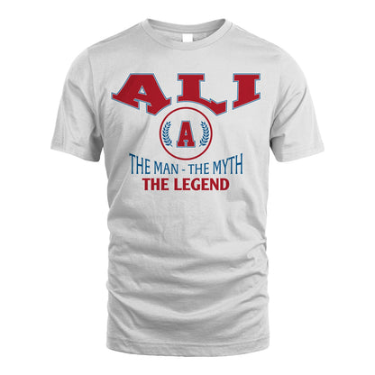 The Man The Myth The Legend Jet Style Shirt ALI M1-9